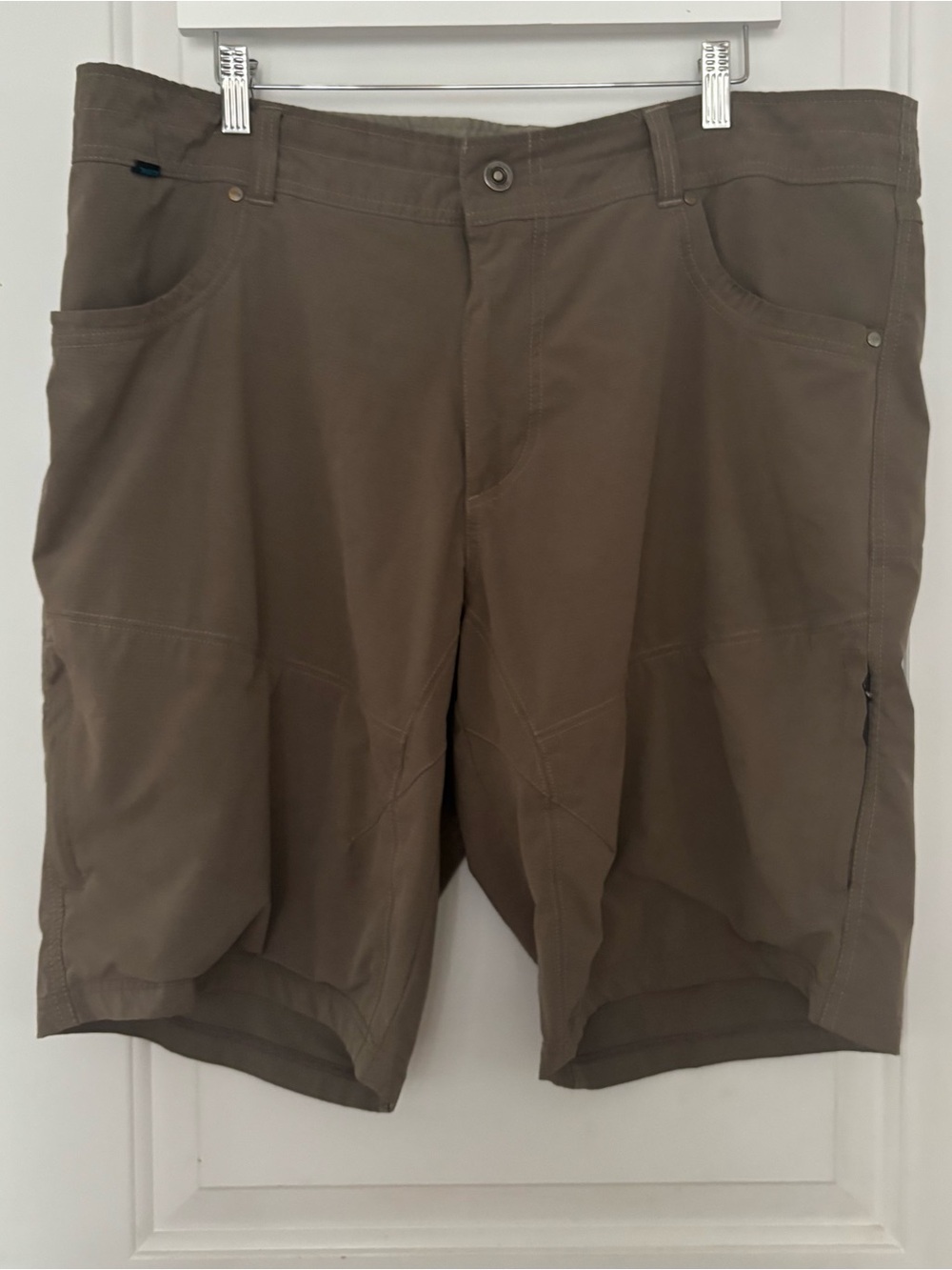 Kuhl men’s hiking shorts size 40 khaki brown outdoor technical